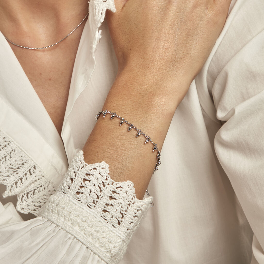 Bracelet Fancy Argent Blanc