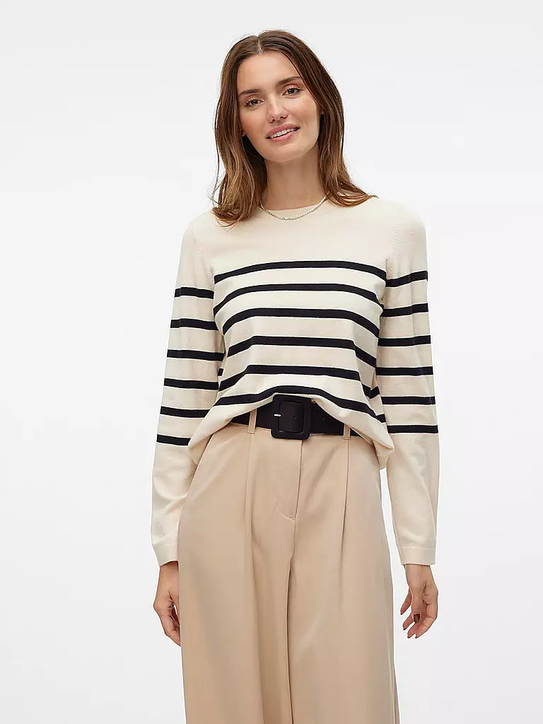 VERO MODA Pullover VMSABA creme