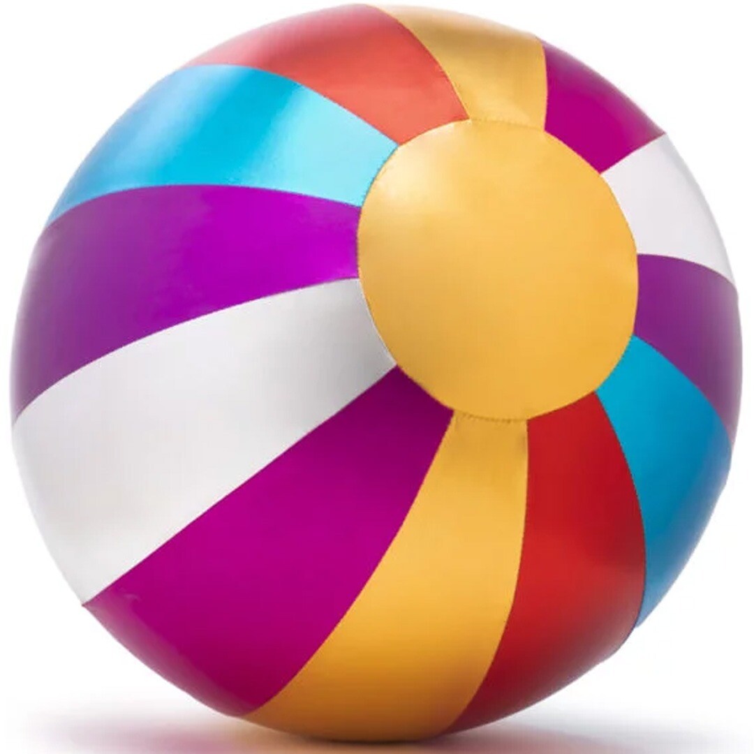 Ratatam speelbal stof - circus - 40 cm