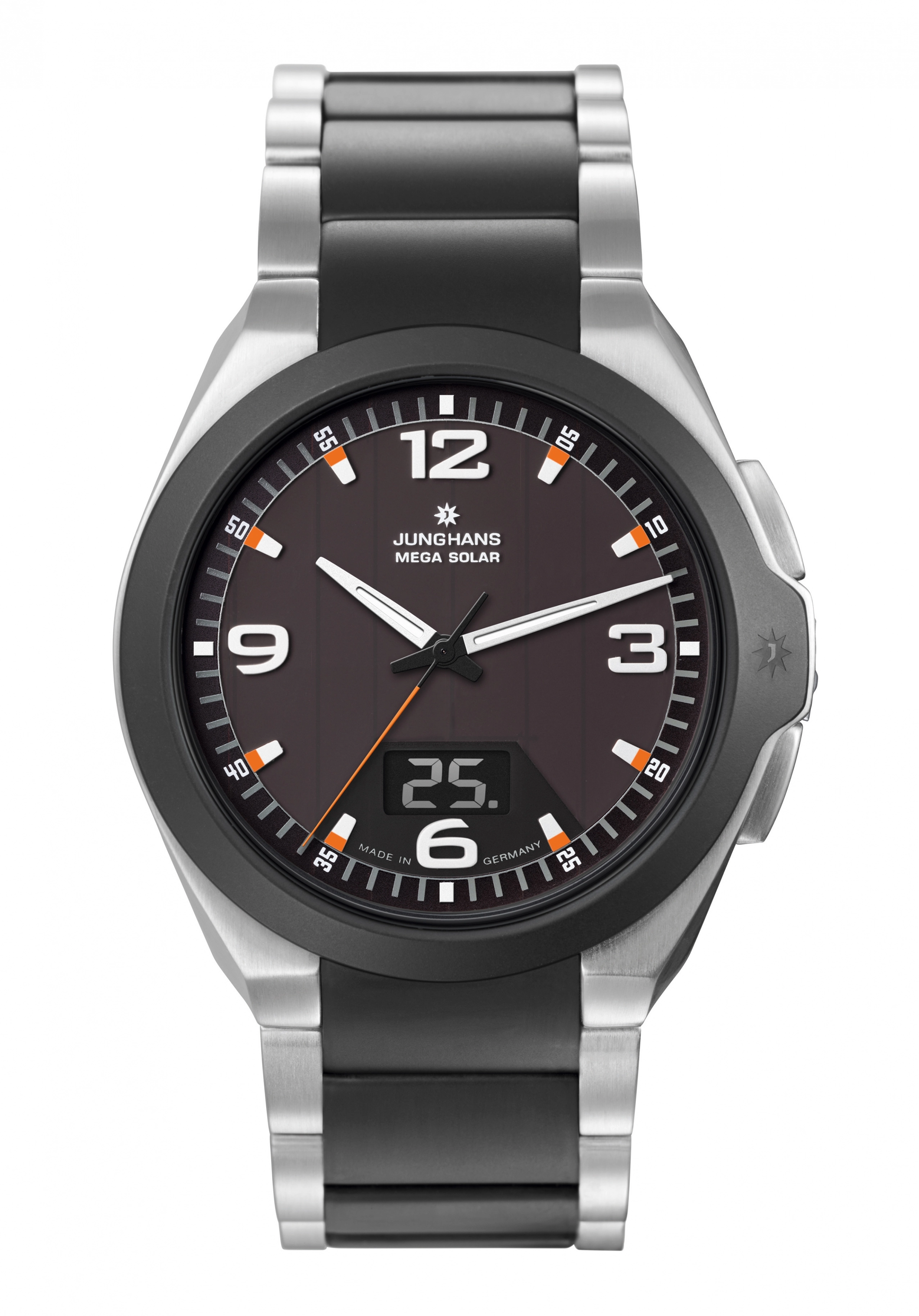 Junghans Spektrum Mega Solar Herren-Funkuhr 018/1425.44