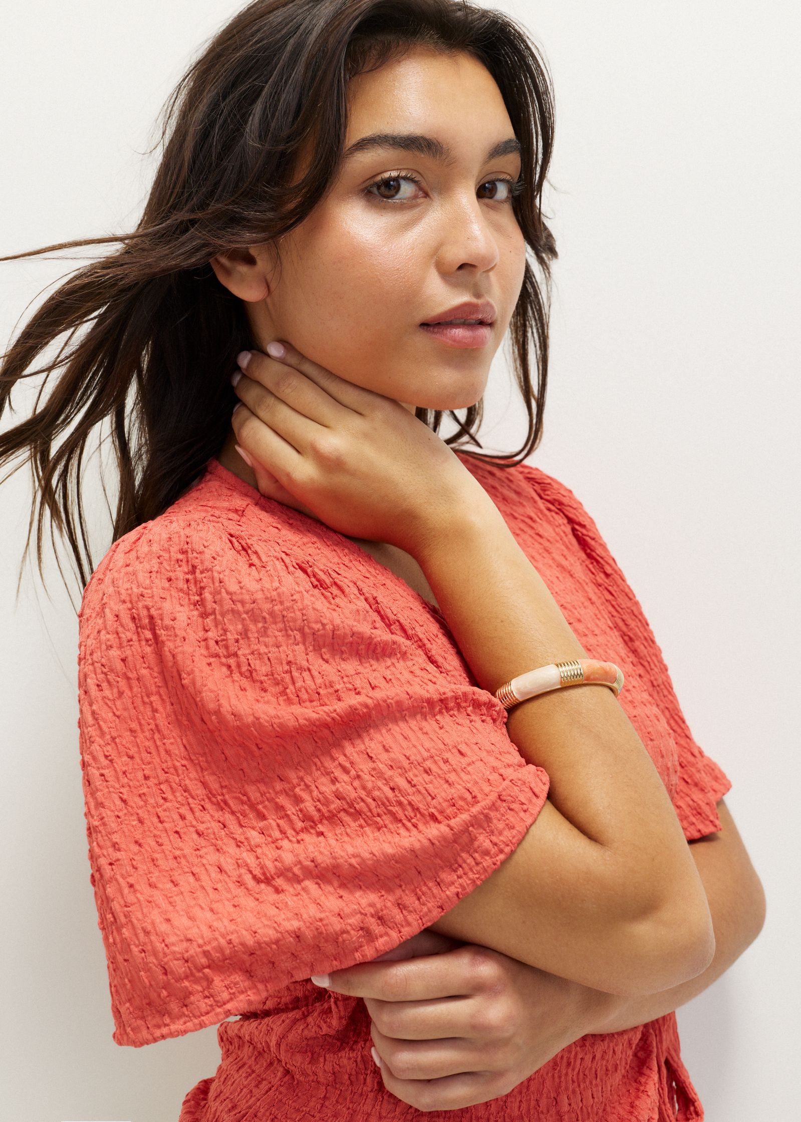 Armband met gekleurde details