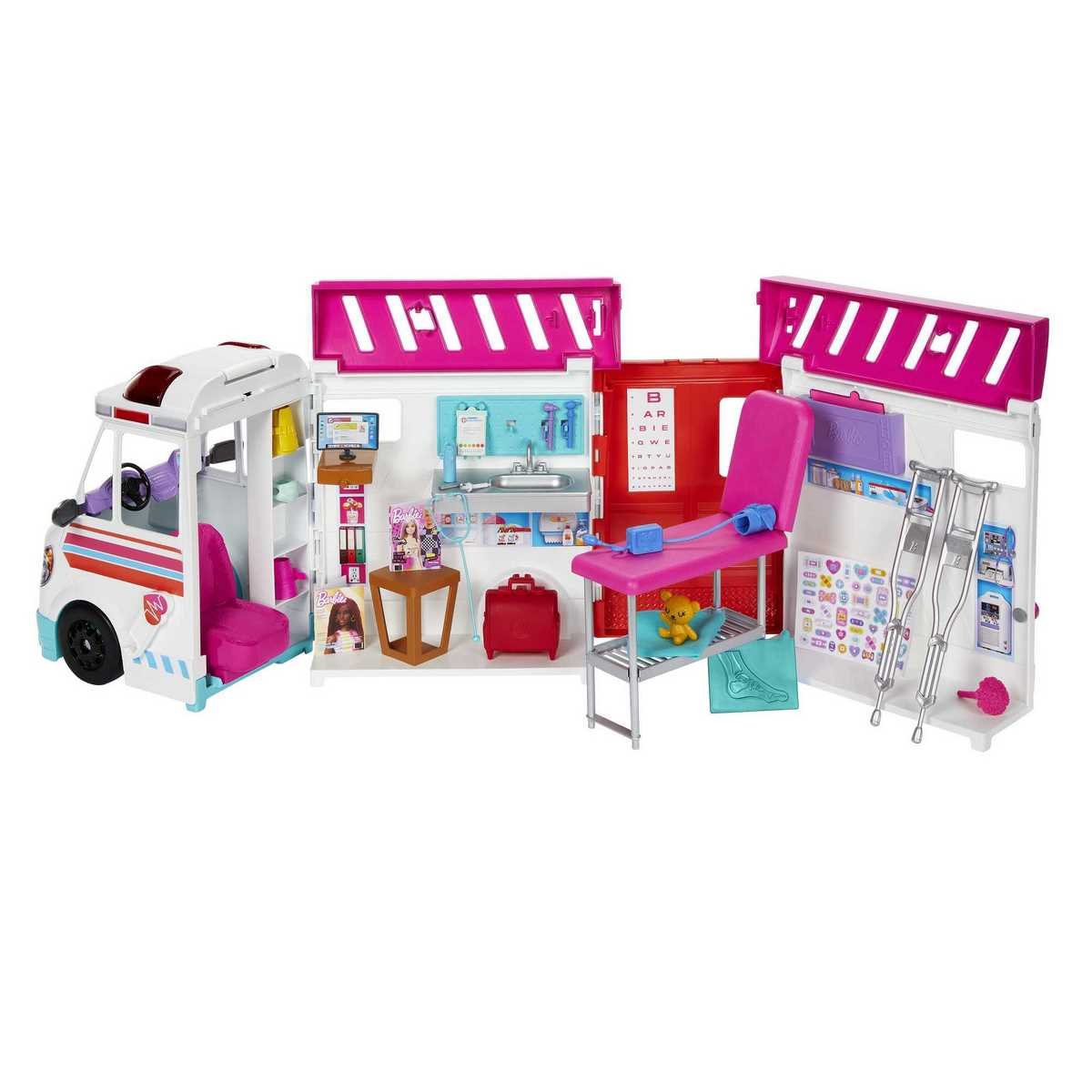 Véhicule médical ambulance et clinique de Barbie