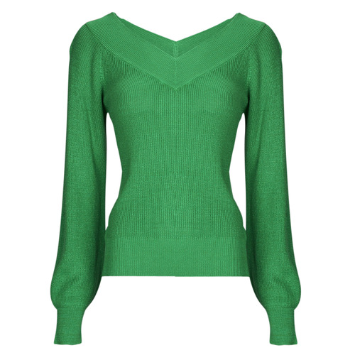 Vero Moda - VMNEWLEXSUN LS DOUBLE V-NCK BLOU GA REP2 - Vert