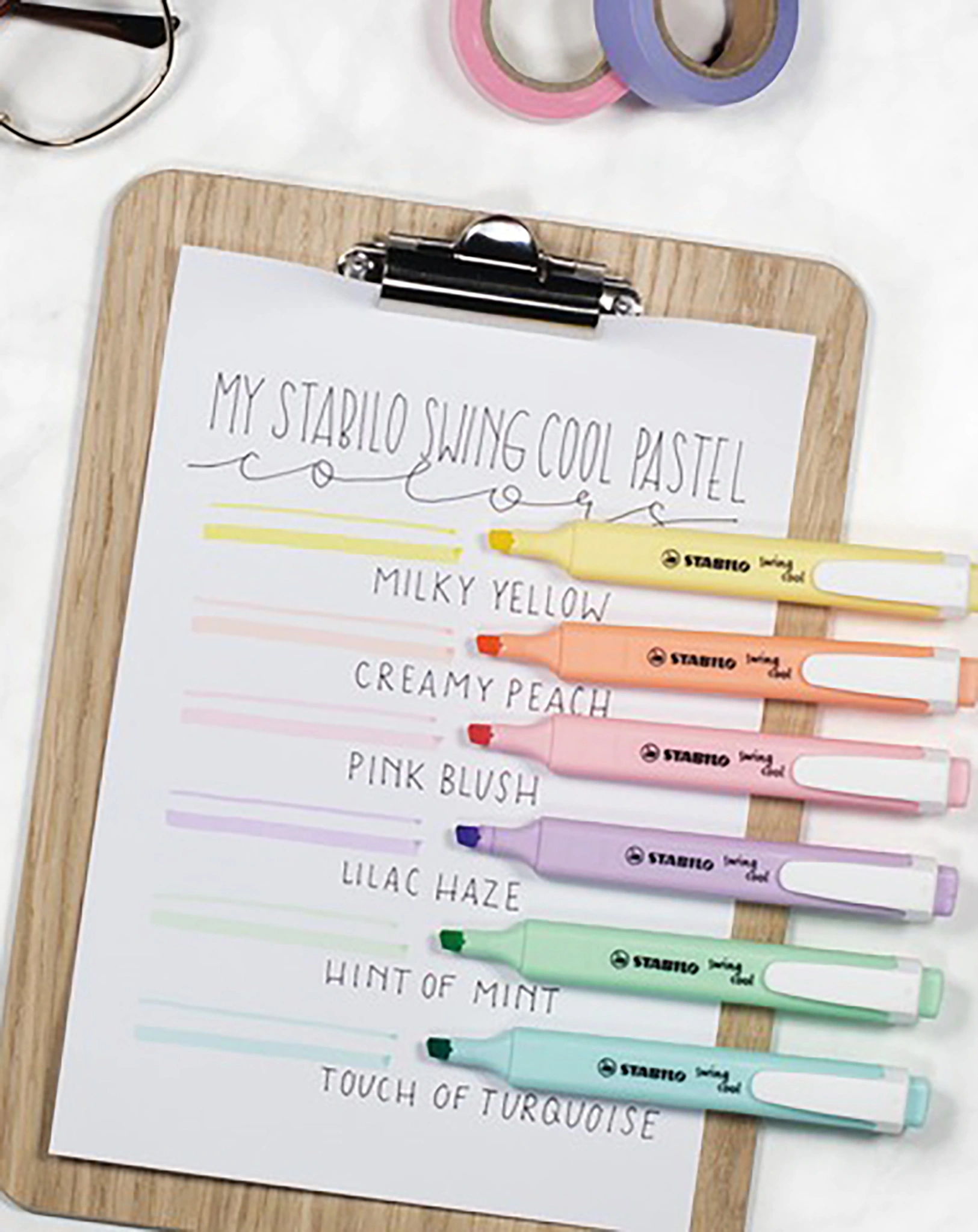 Textmarker STABILO® swing cool Neon-Pastel 18er-Pack