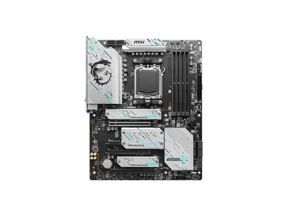 MSI X670E GAMING PLUS WIFI - Bundkort - ATX - Socket AM5 - AMD X670E Chipset - USB-C Gen 2x2, USB-C 3.2 Gen2, USB 3.2 Gen 2, USB 3.2 Gen 1 - Wi-Fi 6, Bluetooth, 2.5 Gigabit LAN - onboard grafik (CPU påkrævet) - HD Audio (8-kanaler)