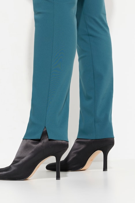 Bengalinhose Sienna, schmales Bein, Stretch, Elastikbund