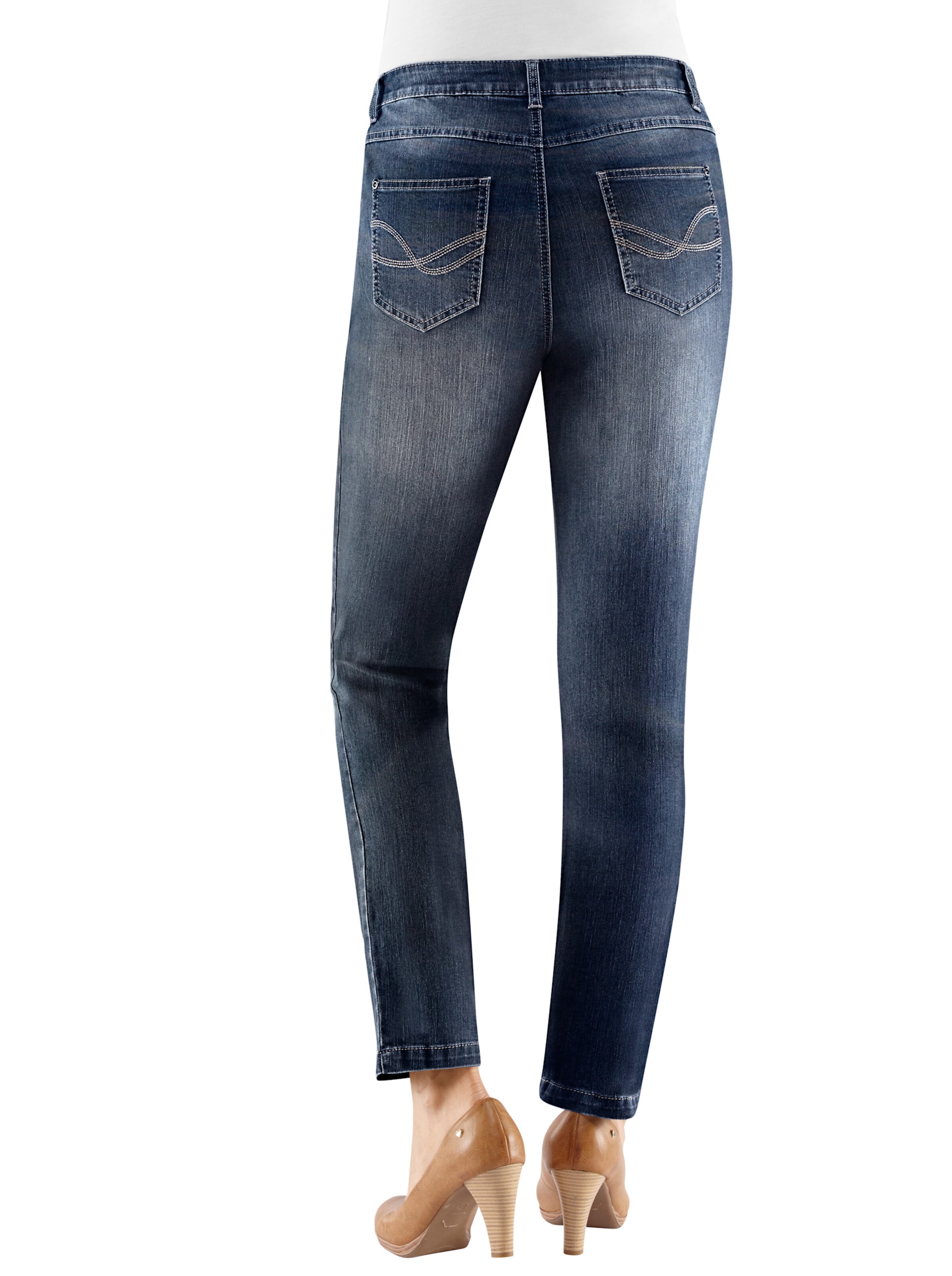 5-Pocket-Jeans in dark blue