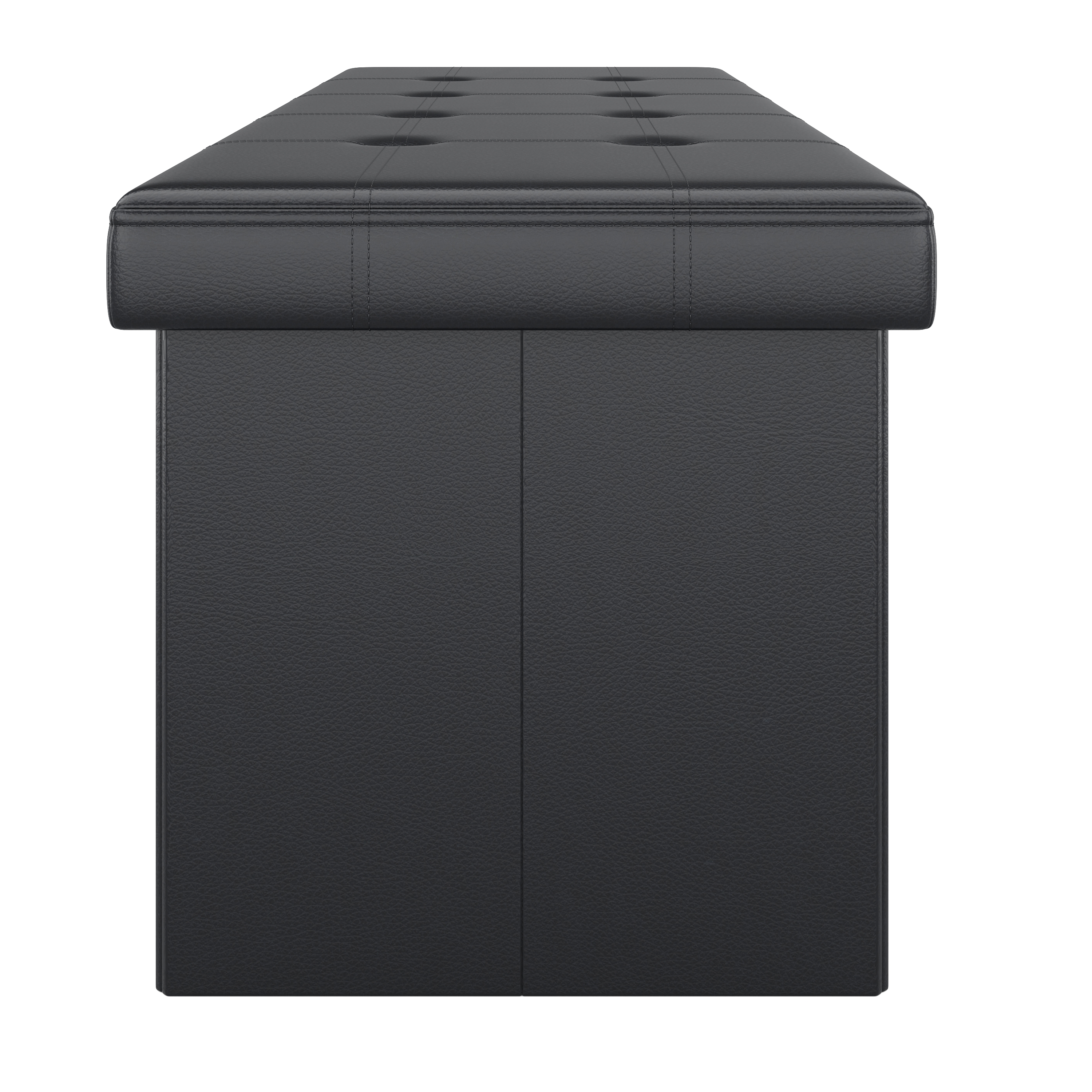 Sitzbank Leder QUINN 110 cm schwarz