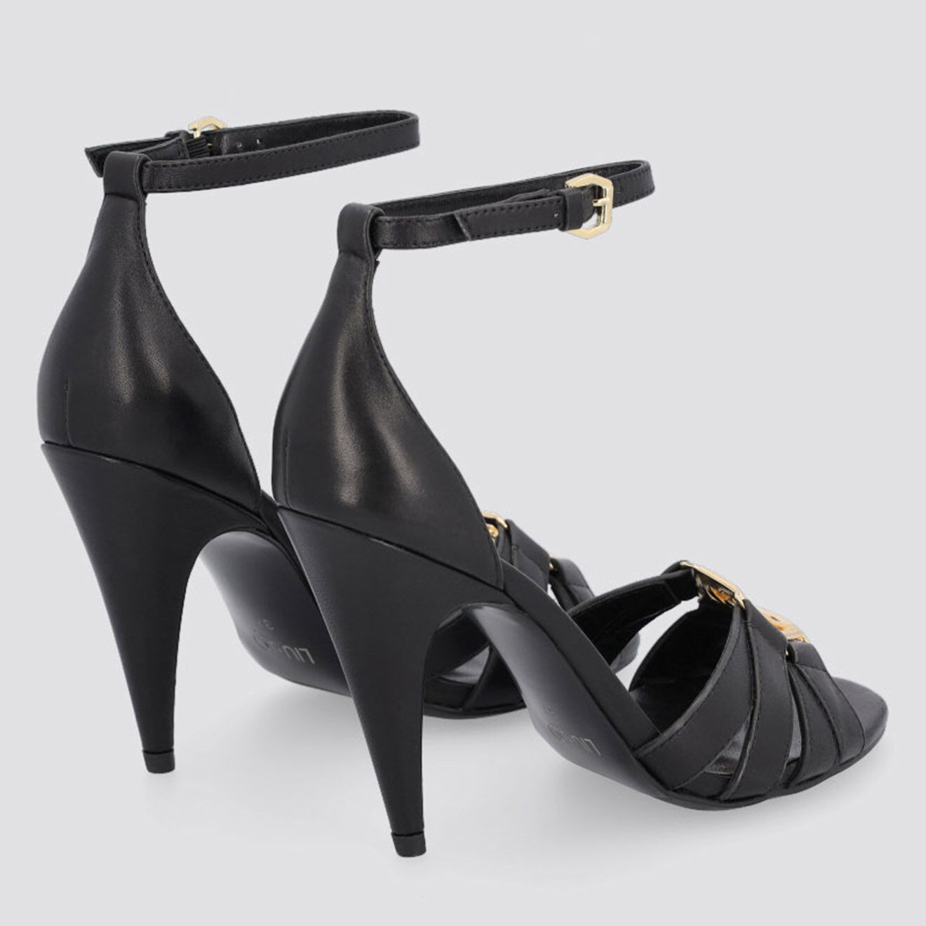 Liu-Jo Sandales en Cuir Linda noires - Talon 9 cm