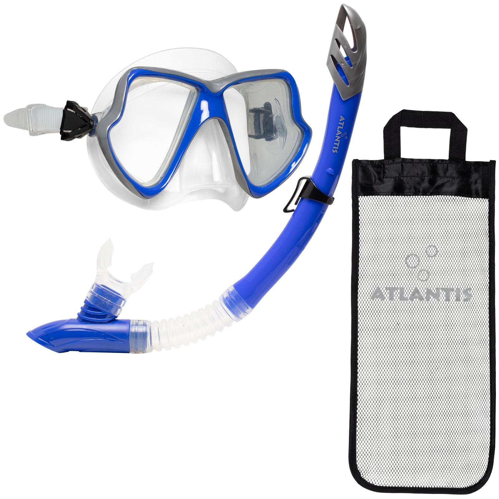 Atlantis Java Snorkelset - Blue