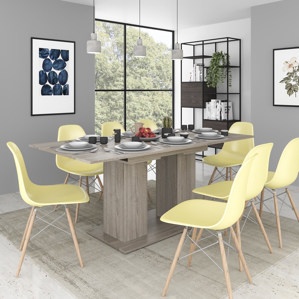 VICCO Esstisch DIX 140 - 180 cm Sonoma Eiche Esszimmertisch ausziehbar Küche