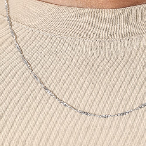 Collier Maille Singapour 2.5mm Argenté