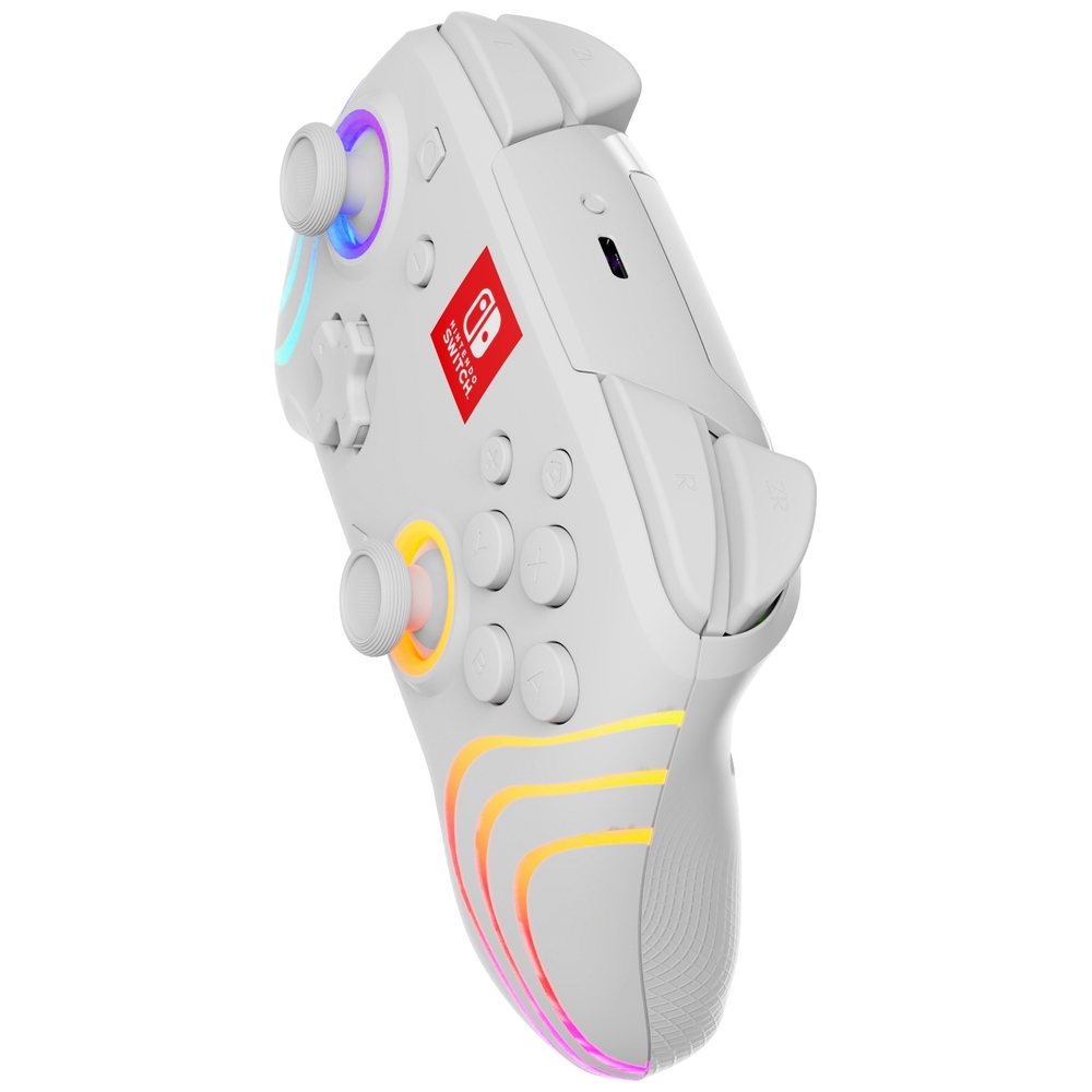 PDP Gaming Nintendo Switch Afterglow™ Wave Wireless-Controller – Weiß