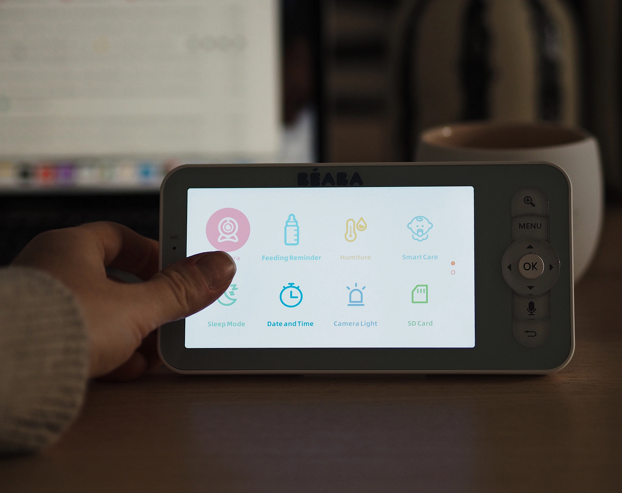 Babymonitor VIDEO ZEN PREMIUM in weiß