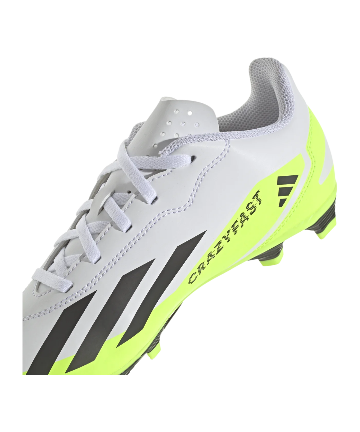 adidas X Crazyfast.4 FG Crazyrush Kids Weiss Schwarz Gelb