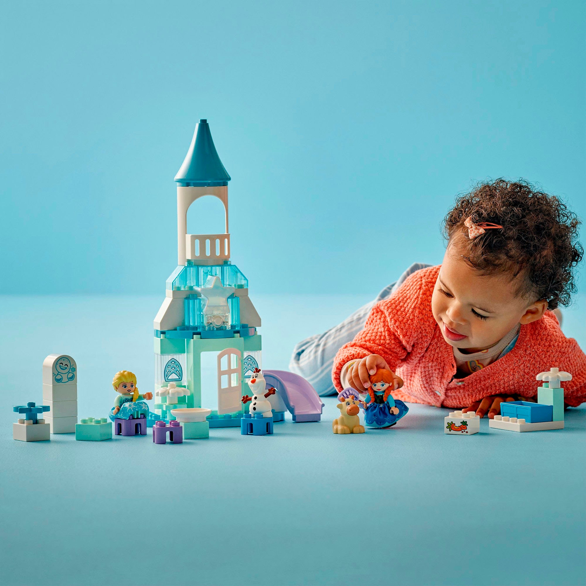 LEGO® Konstruktionsspielsteine »Annas und Elsas Party im Eispalast (10455), LEGO DUPLO Disney™« Made in Europe