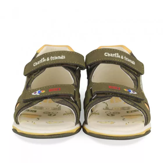 Sandales VERT CHARLIE & FRIENDS