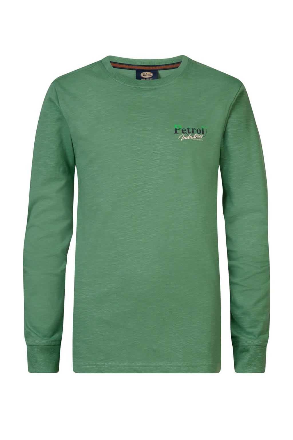 Petrol Industries longsleeve met backprint groen