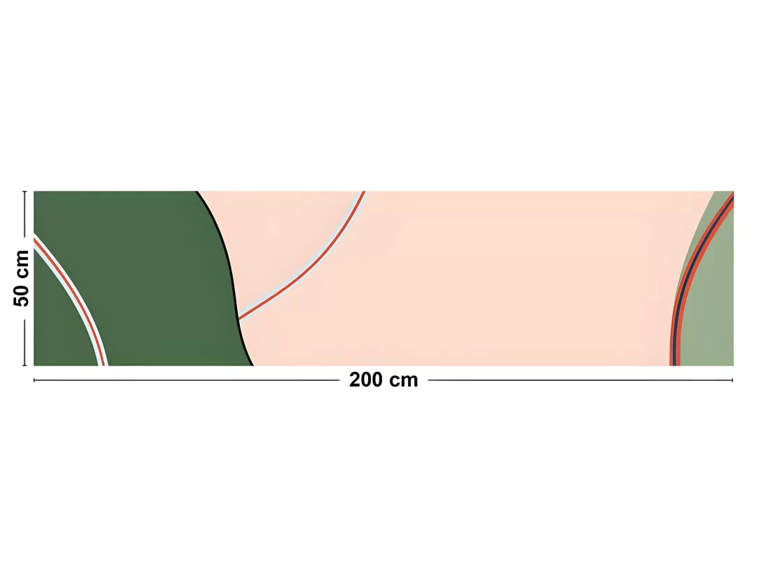 Tapis Vinyle Médium bis l 50xL200cm - Allure - Vinyle