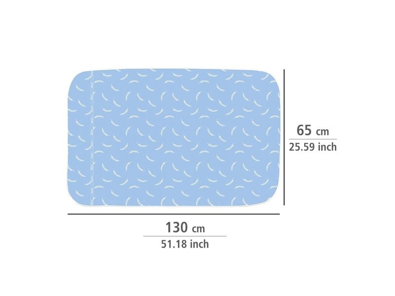 Wenko Bügeldecke Air Comfort 130 x 65 cm, Blau Bügelunterlage