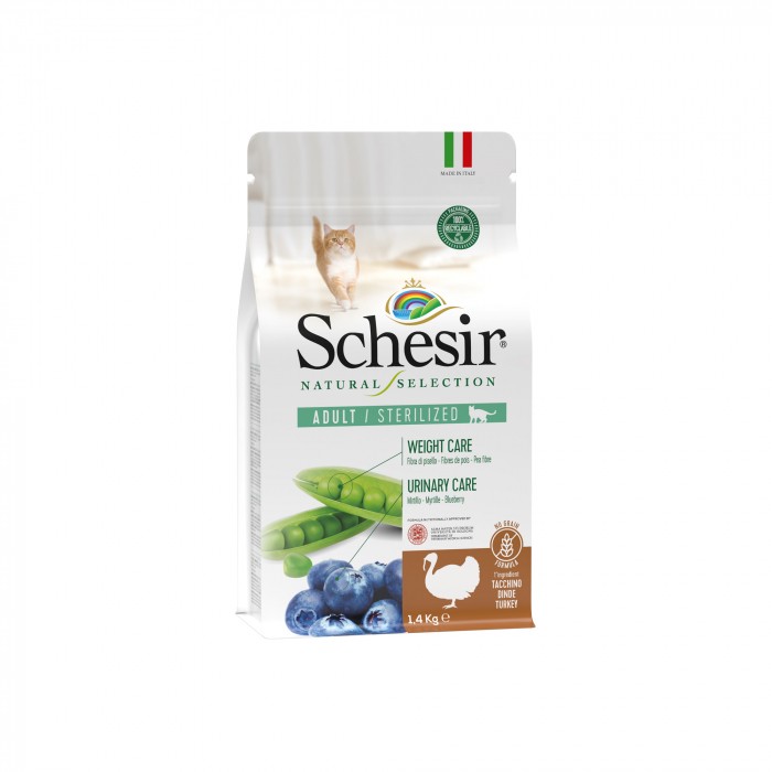 Schesir Croquettes Natural Selection Adult Sterilized - Dinde