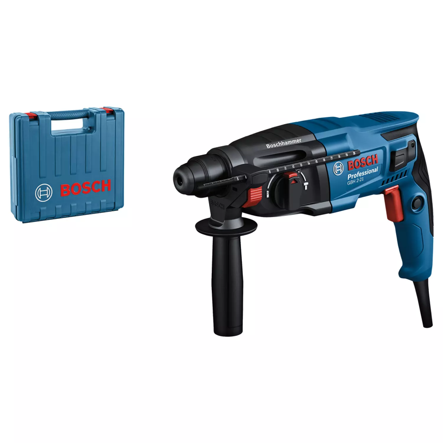 Bosch GBH 2-21 SDS-Plus boorhamer in koffer - 720W - 2J