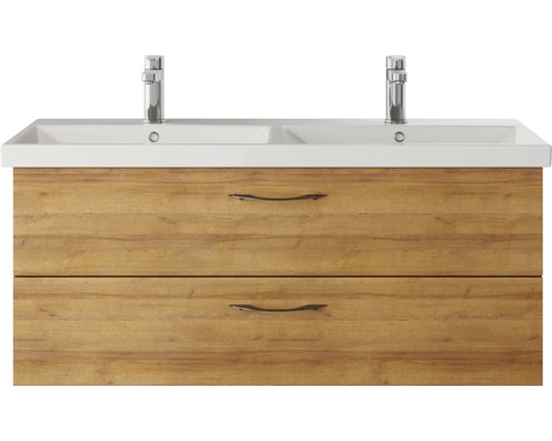 Pelipal Xpressline 4035 wastafelmeubel, BxHxD 116 x 48,2 x 43,5 cm, frontkleur: Riviera eiken, 4035.471101