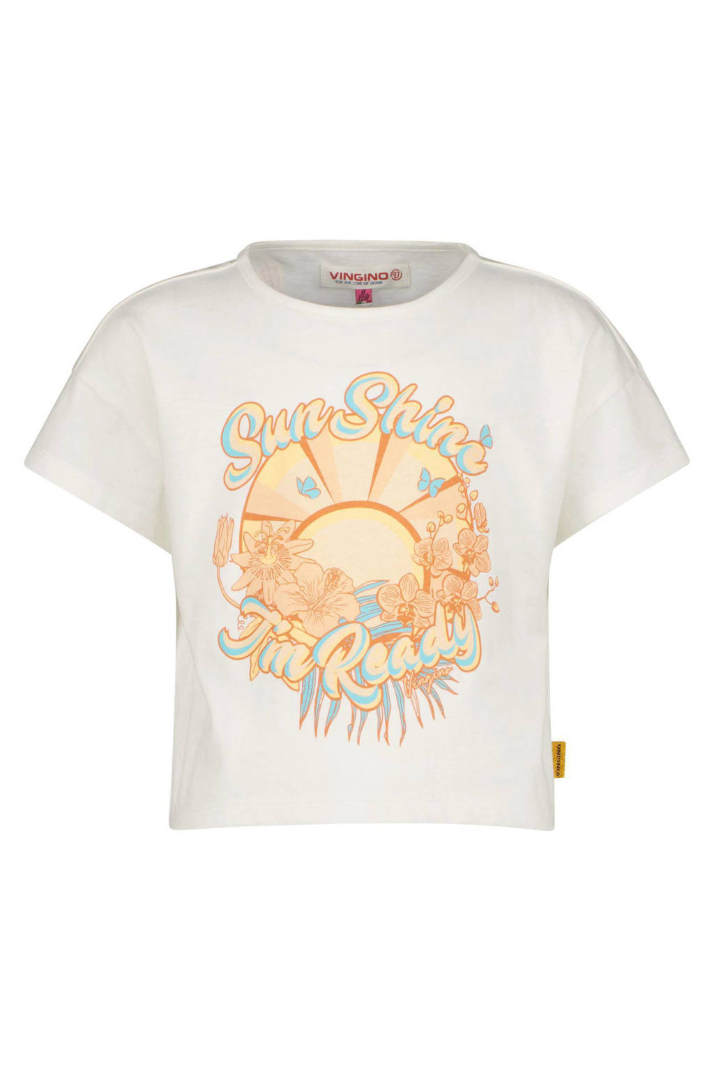 Vingino T-shirt HILLA met printopdruk wit