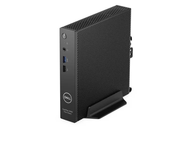Dell OptiPlex 3000 Thin Client - Tynd klient - DTS 1 x Celeron N5105 / op til 2.9 GHz - RAM 8 GB - flash - eMMC 64 GB - UHD Graphics - IEEE 802.11ax (Wi-Fi 6E), Gigabit Ethernet, Bluetooth - Dell ThinOS - skærm: ingen - sort - BTP - Dell Smart Select