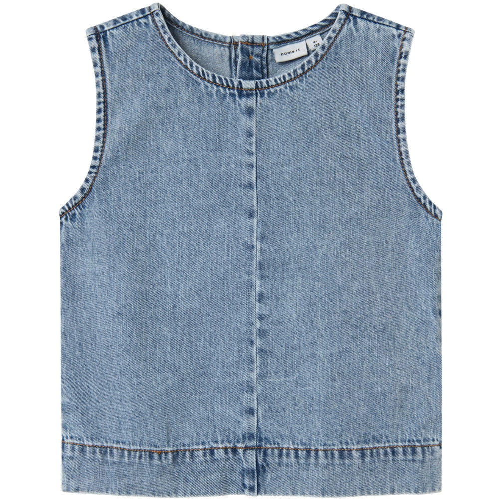 Køb Name It Medium Blue Denim Amelia Denim Top