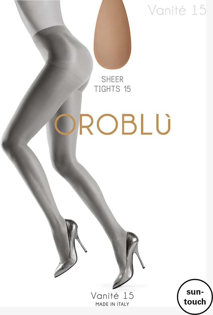bruine oroblu panty's vanite 15