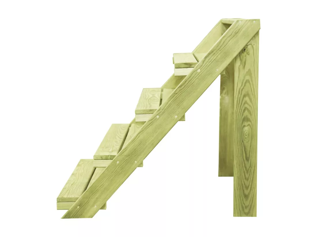 Support de jardinière 80x80x80 cm Bois de pin imprégné