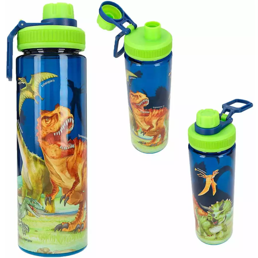 Depesche Trinkflasche XL Dino World 750 ml blau-grün