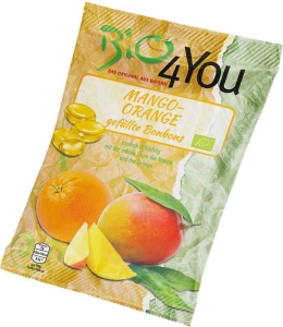 Bio 4You Bonbons Mango-Orange, 75 g
