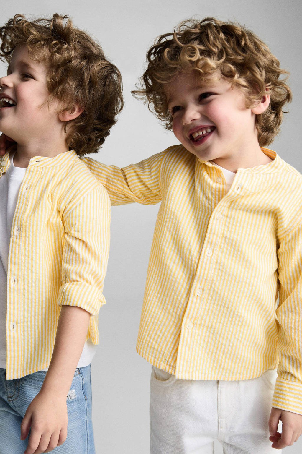 Mango Kids overhemd geel