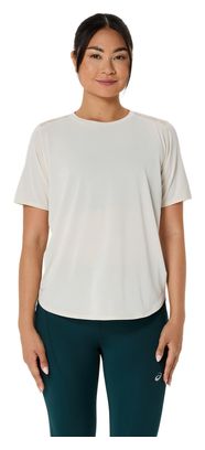 Maillot manches courtes Asics Road Beige Femme