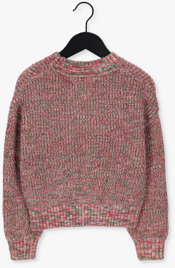 TOMMY HILFIGER roze tommy hilfiger trui chunky melange sweater