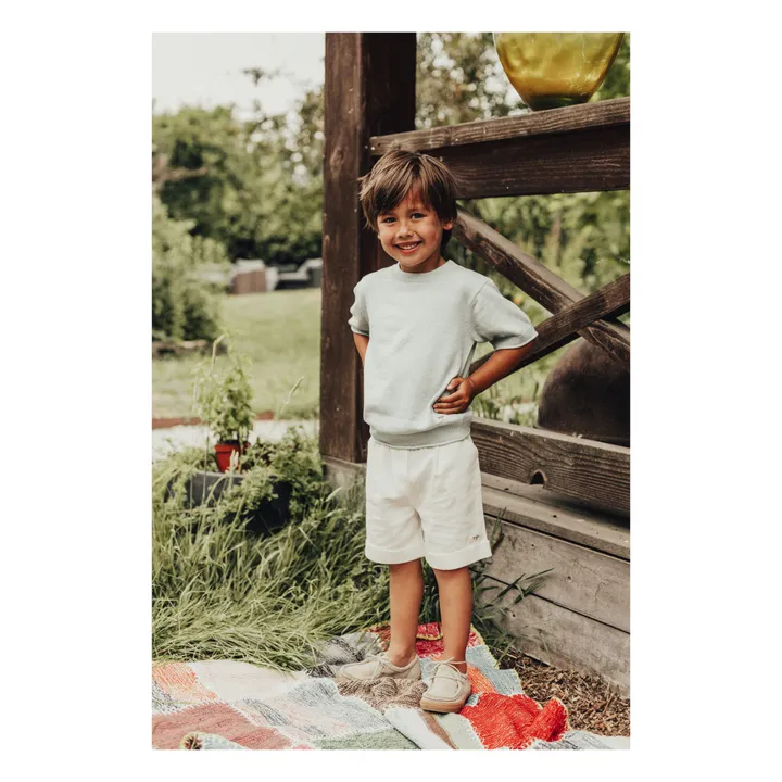 Baje Studio Short Mills Lin | Blanc