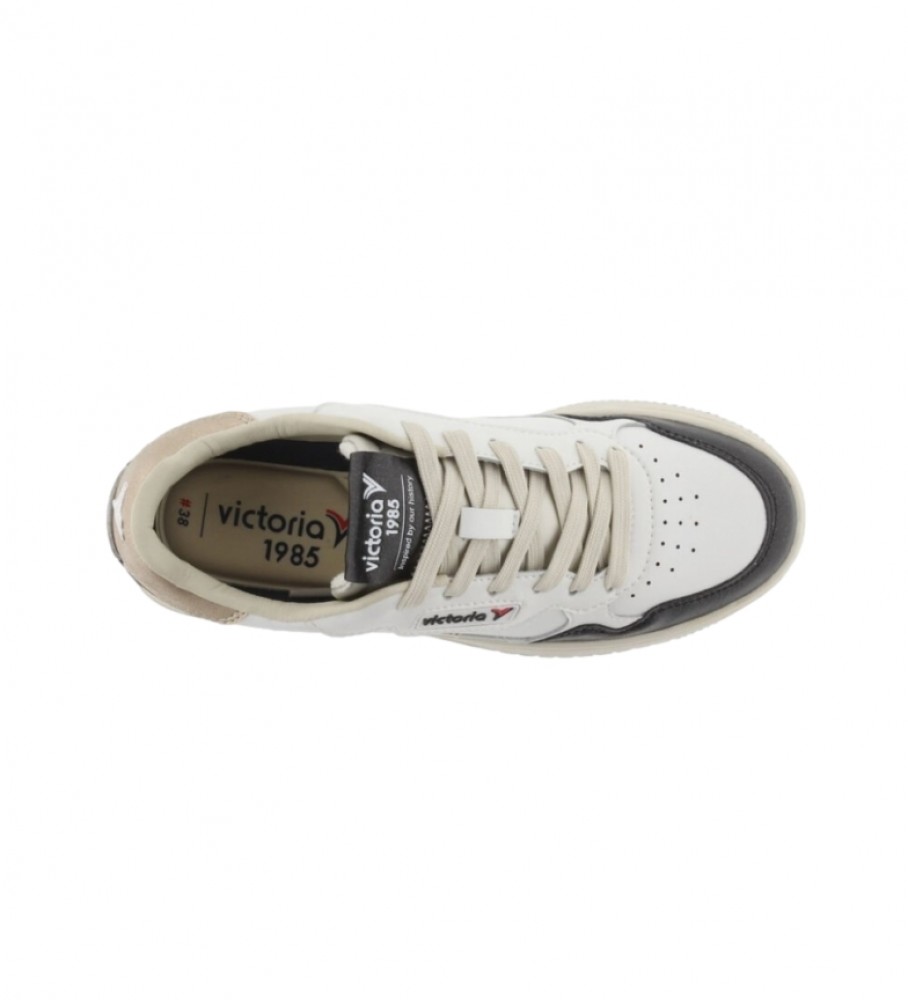 Tênis Victoria C80 de couro branco