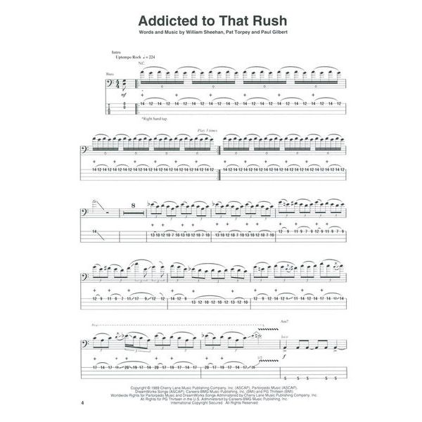 Hal Leonard Hard Rock Bass Bible