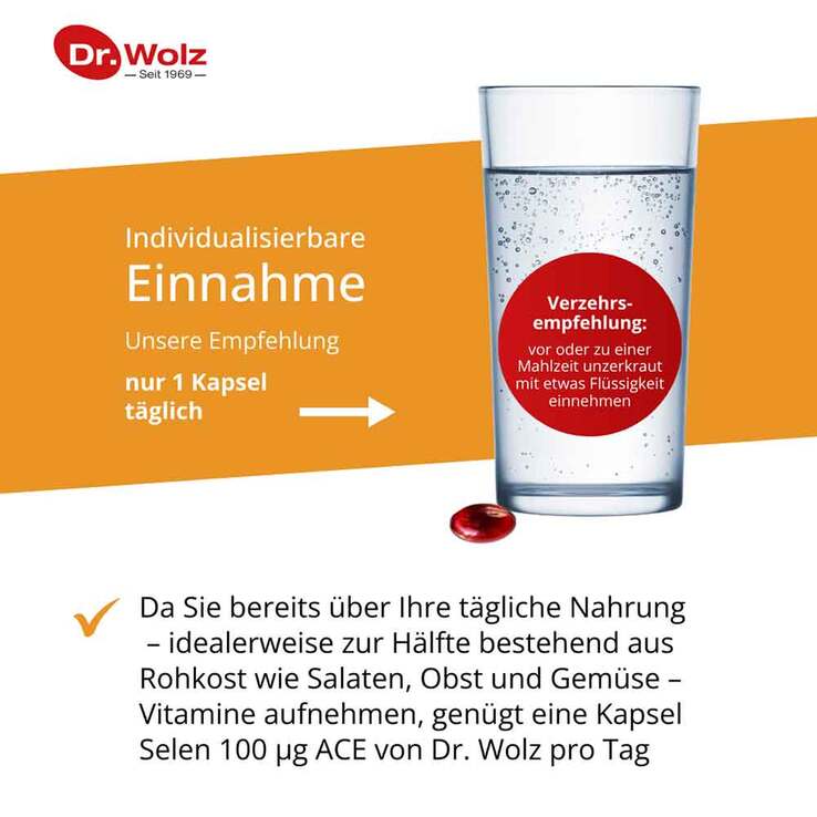 Selen ACE 100 µg 60 Tage, 60 St