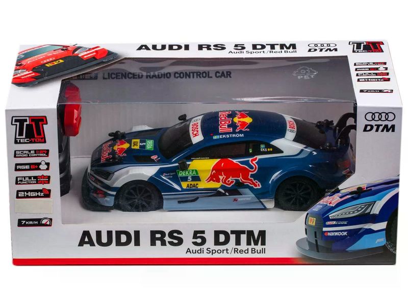 TEC-TOY Auto Audi RS 5 DTM Red Bull 1:24 Ferngesteuerter DTM Rennwagen in Redbull Lackierung