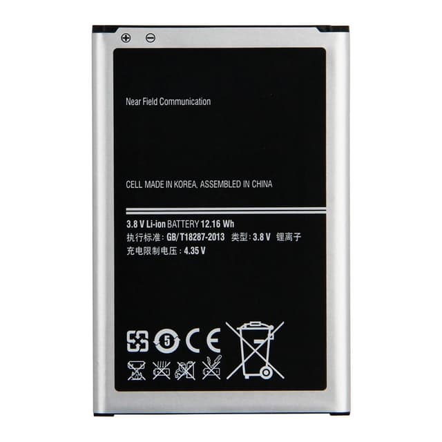 Batteri til Samsung Galaxy Note 3 N9005 3.8V 3200mAh Li-ion Polymer