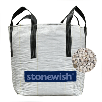 Stonewish Wit grind 8-16 mm - bigbag á 1000 kg