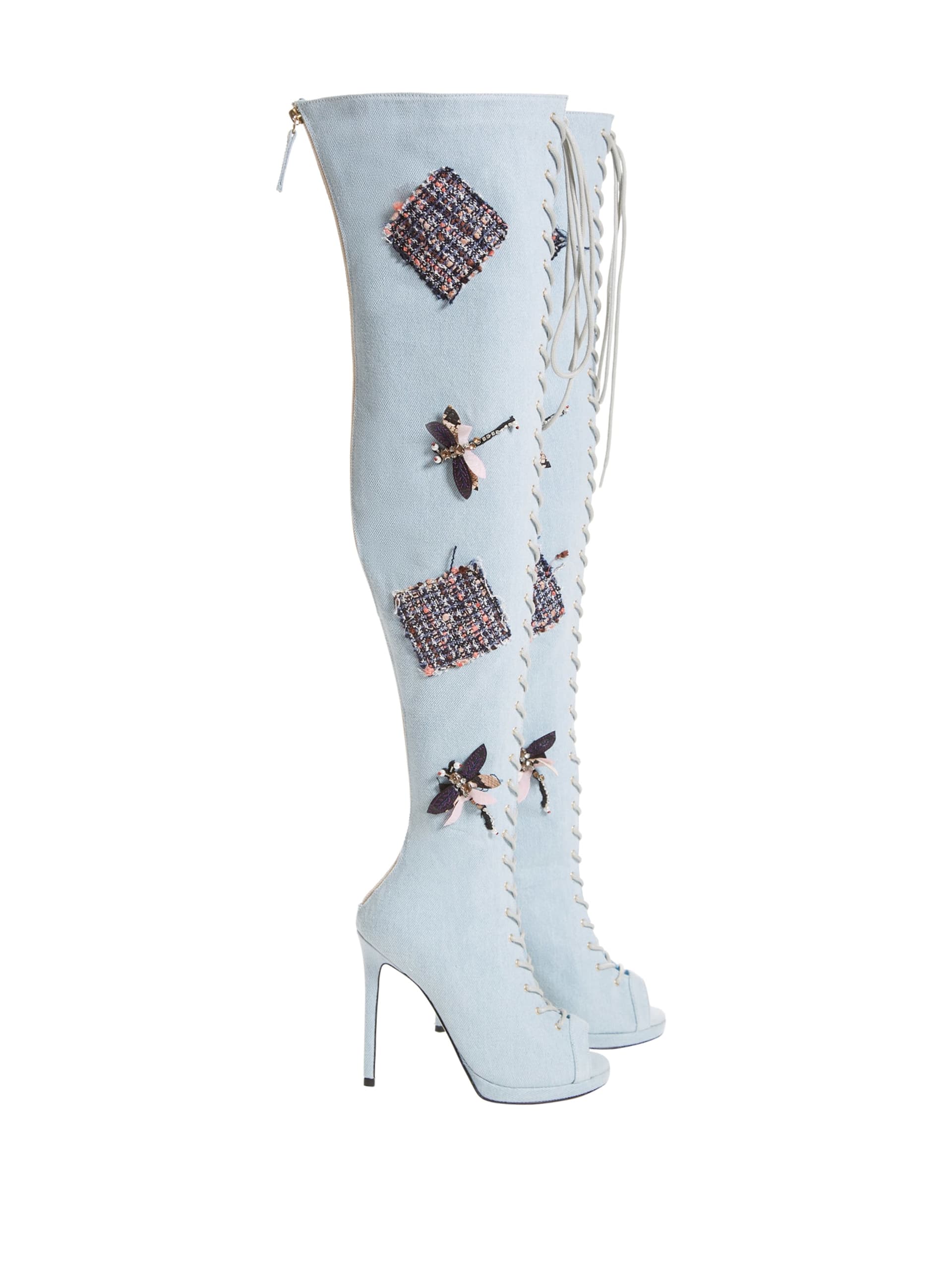 Botas de ganga até ao joelho