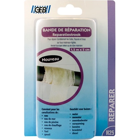Bande de réparation - 5 cm x 1,5 m