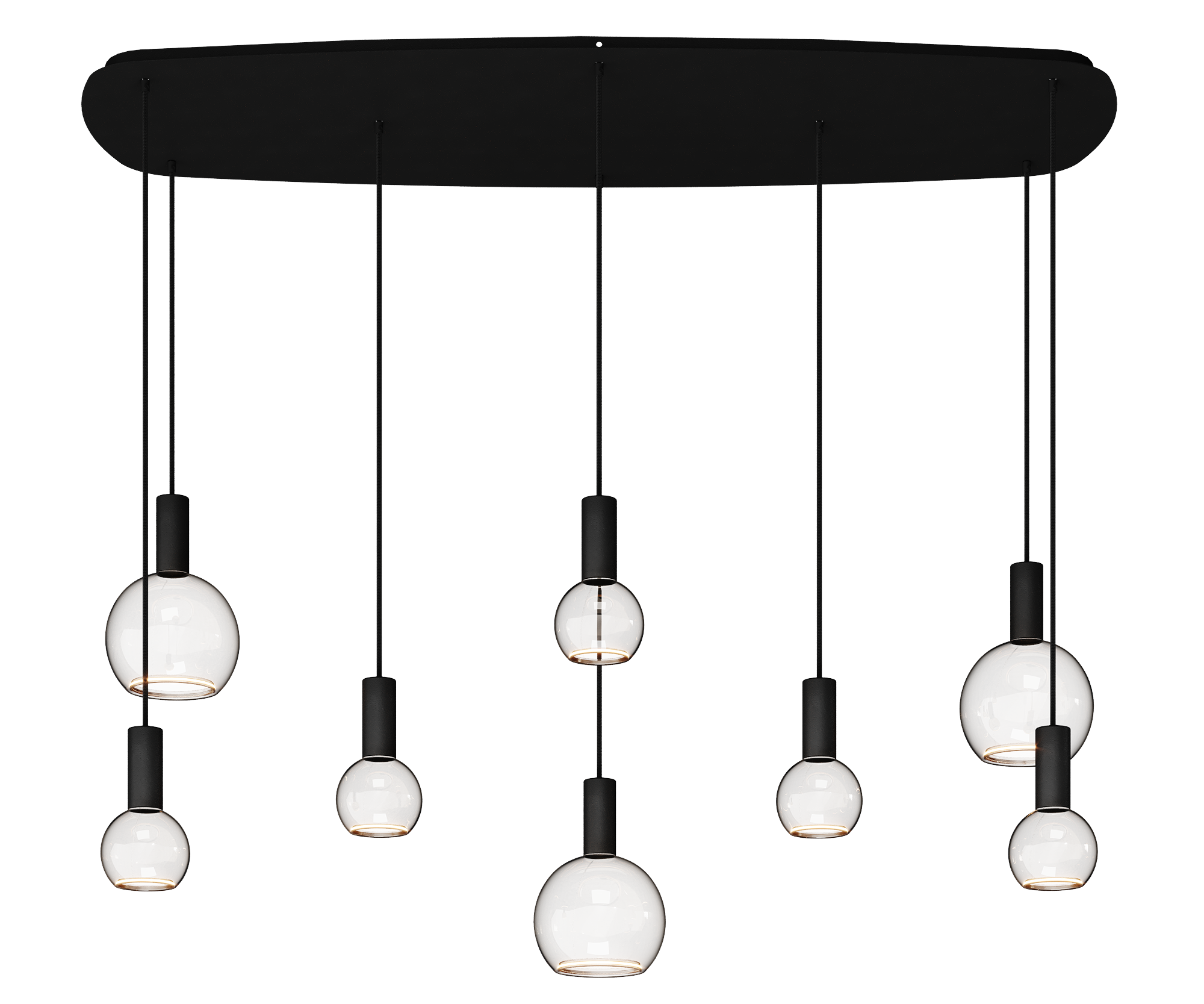 Hanglamp Ztahl - 40085 Segula 007 B145 x D55 cm