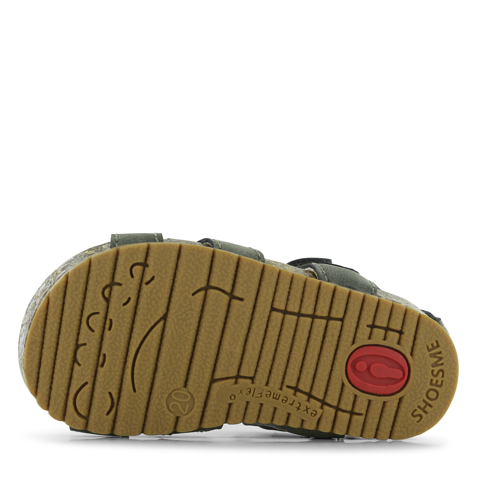 Shoesme donkergroen sandaaltje Microleer | Jongens schoenen