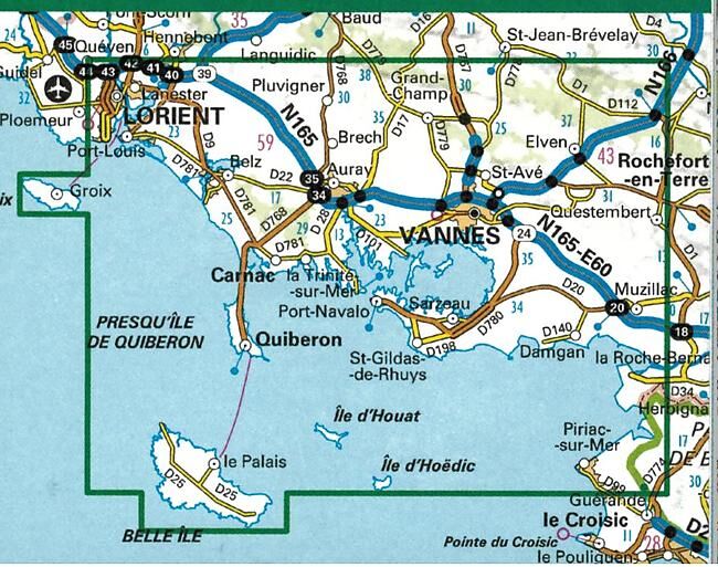 IGN - TOP 75 GOLFE DU MORBIHAN