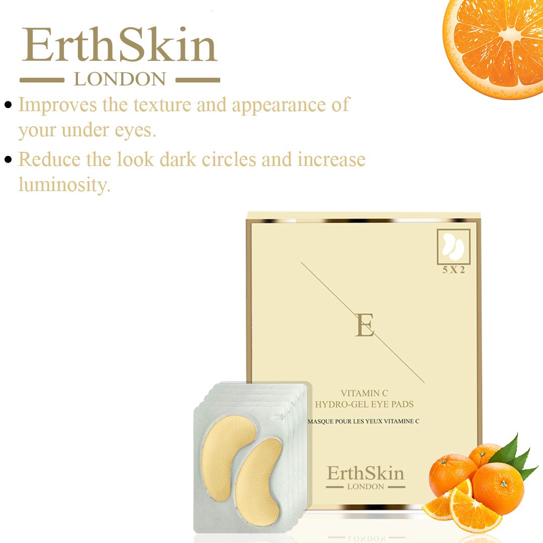 Erth skin london Vitamin C Hydrogel-Augenpads